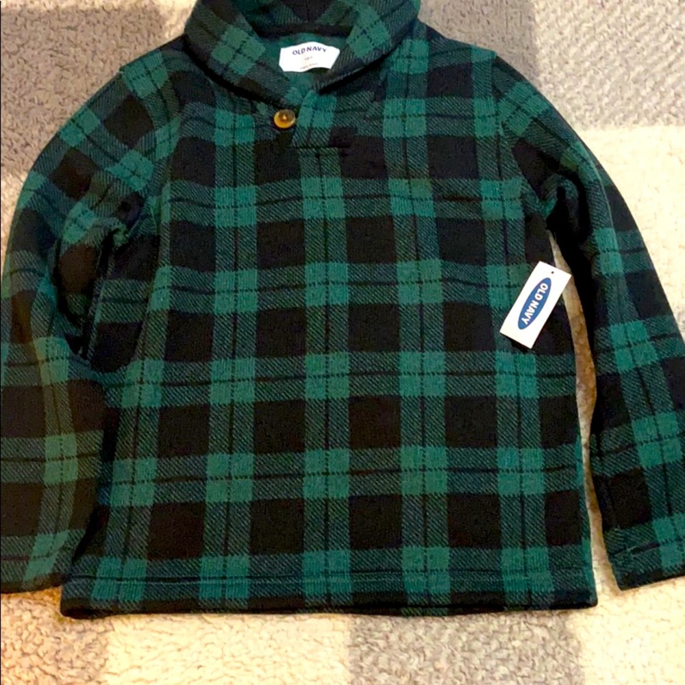 Old Navy boys fleece pullover size S 6/7 New